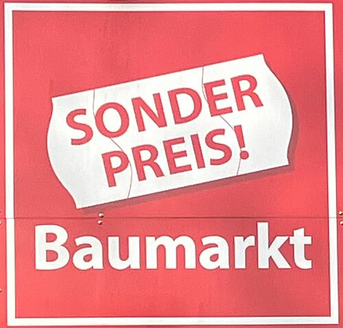 Sonderpreis Baumarkt